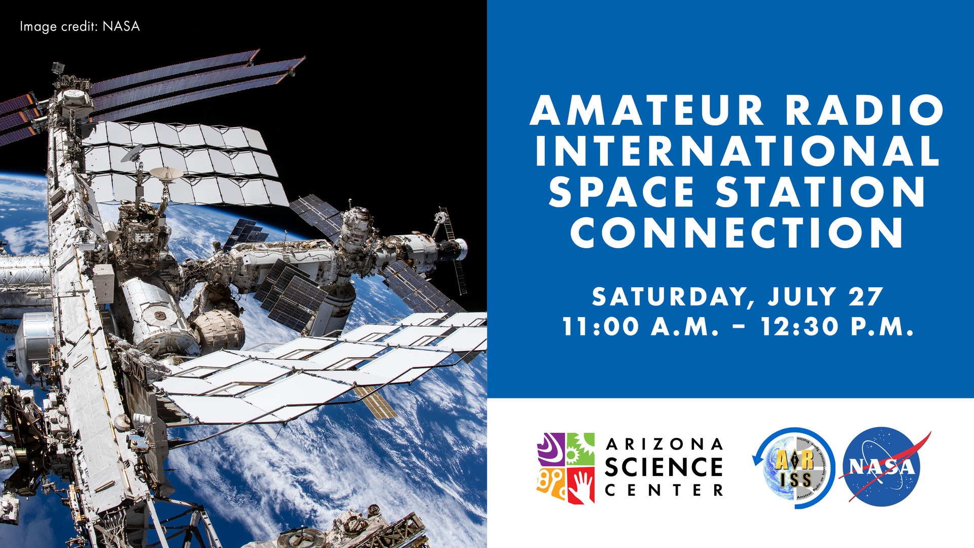 Arizona Science Center to Connect with the International Space Station