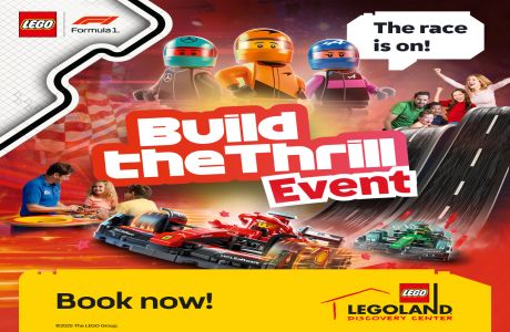 LEGO® F1® - themed 'Build the Thrill Event' at LEGOLAND® Discovery Center Arizona